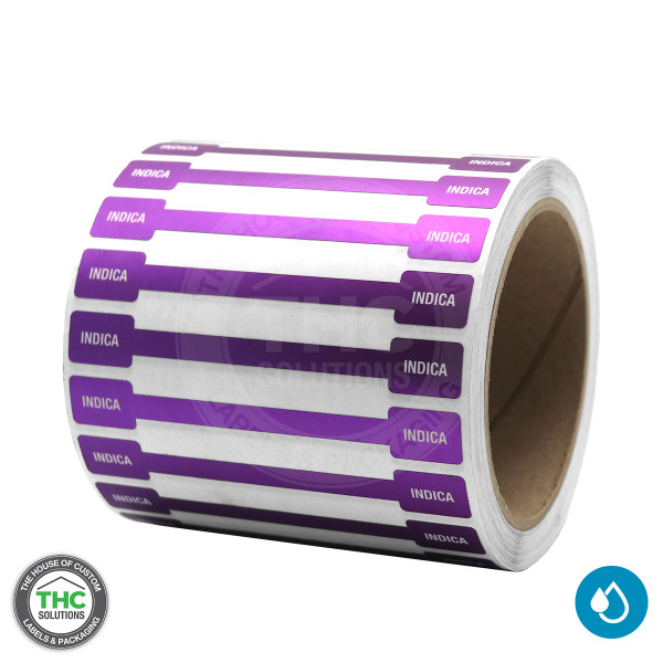 Indica Tamper Evident Void Labels - 4" X 0.5"