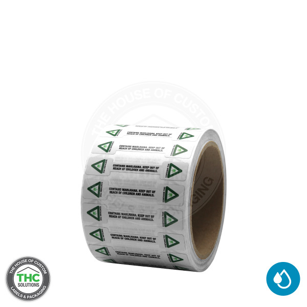 Michigan Tamper Evident Labels - 2.75" X 0.5" (Small)