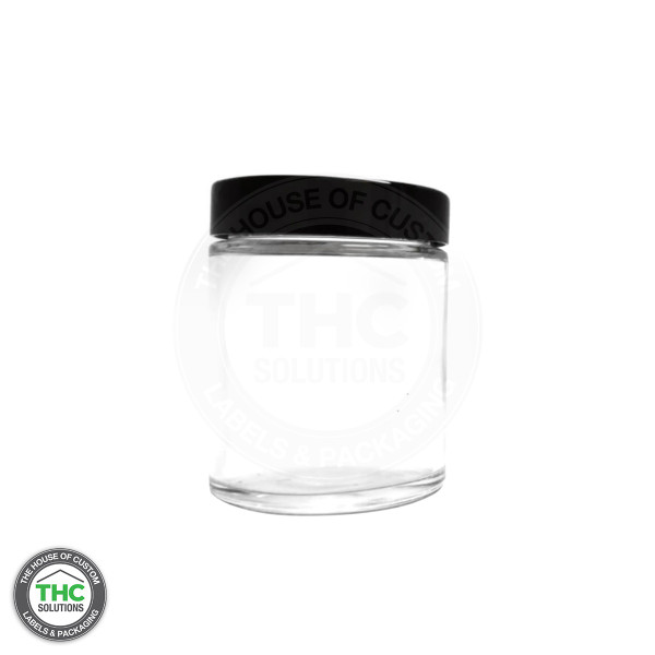 THC 2 oz glass jar - closed