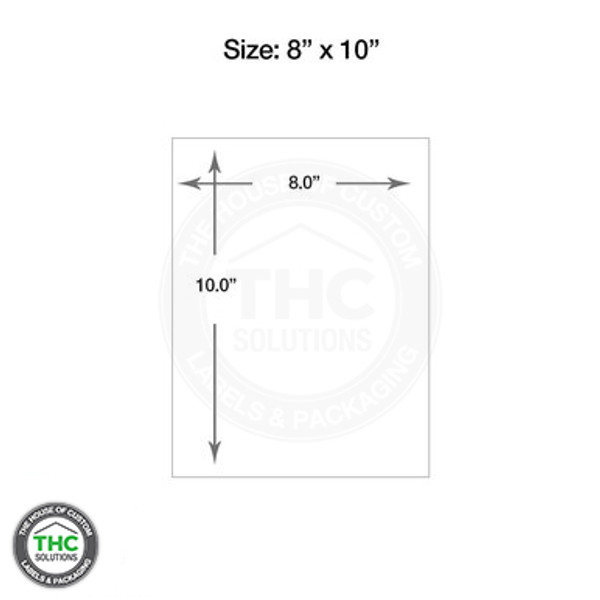 8" X 10" Laser Printable Sign 100p/pk