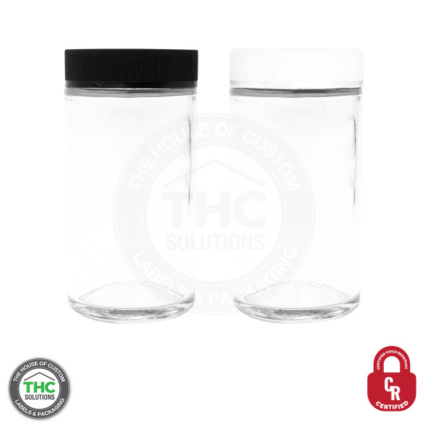 THCR 6 oz Child-Resistant Glass Jar