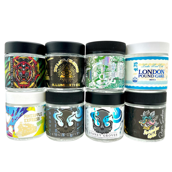 Custom labels for CR Glass Jars