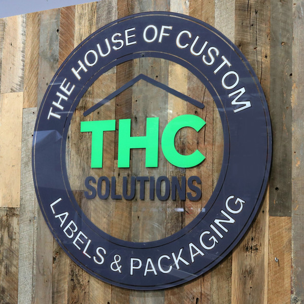 Acrylic Custom Sign with wood panel