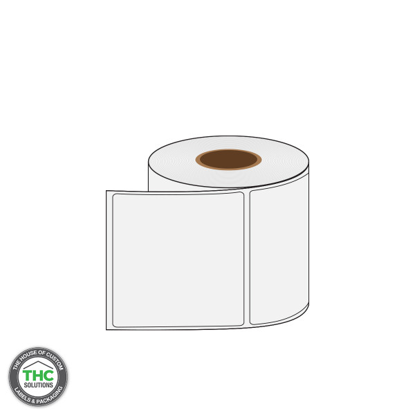 3" X 3" Blank Thermal Transfer Label