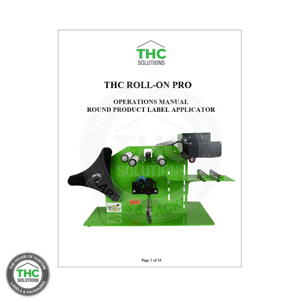 THC Roll-On Pro Manual