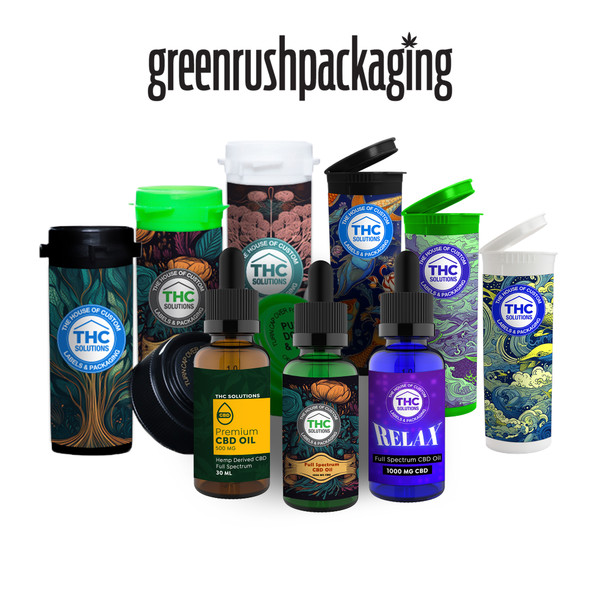 Green Rush Custom Labels, custom labels for your packaging